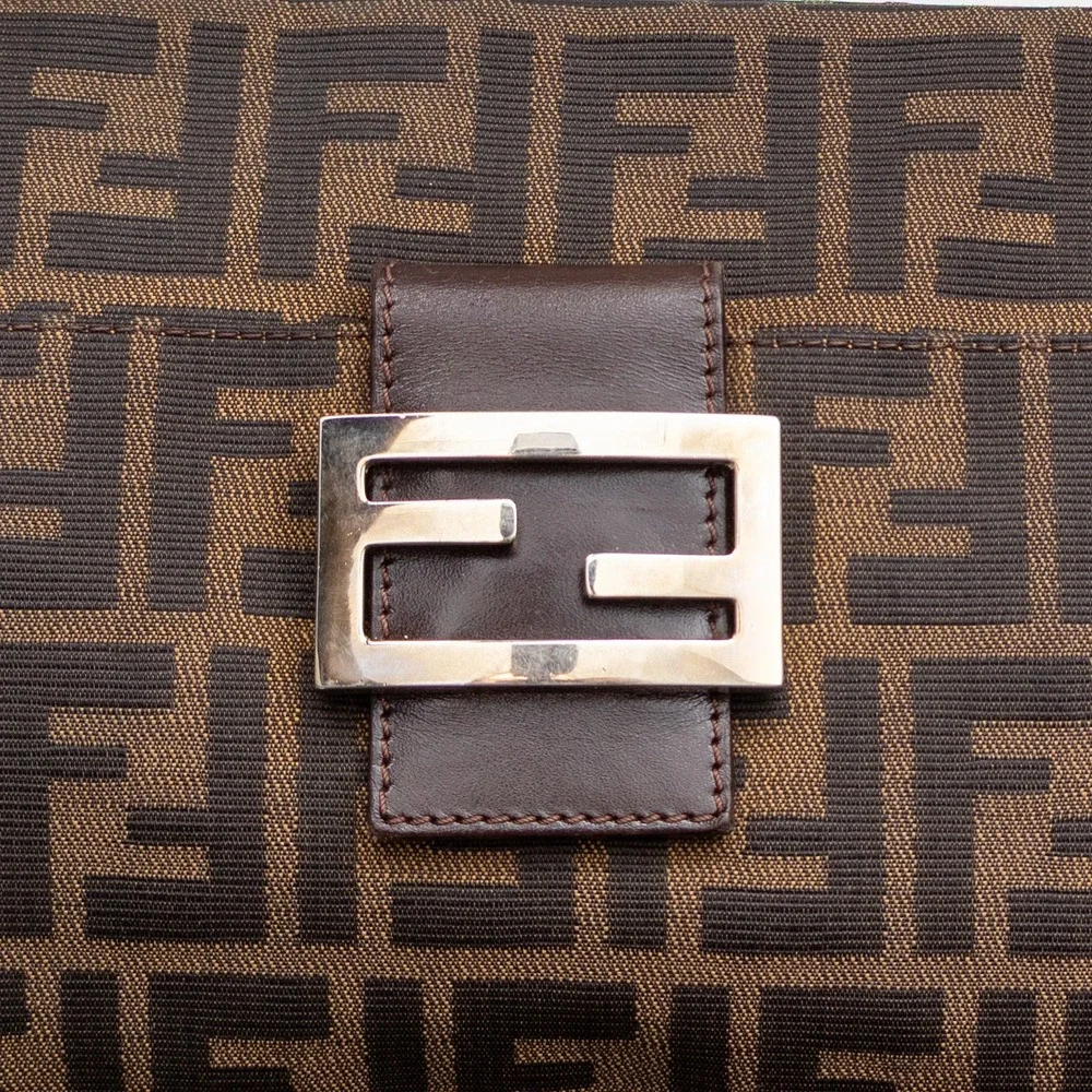 FENDI - Zucca Medium Mamma Baguette Bag Brown Vintage 2000s Y2K